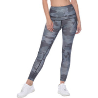 GOLDHAUS High-rise Ultra-soft Leggings in camouflage - women's pants
