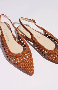 Yosi Samra - Women's Vera Slingback Pointed Flat