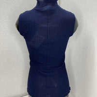 Theory - Women’s Funnel Neck Ribbed Sleeveless Tank Top