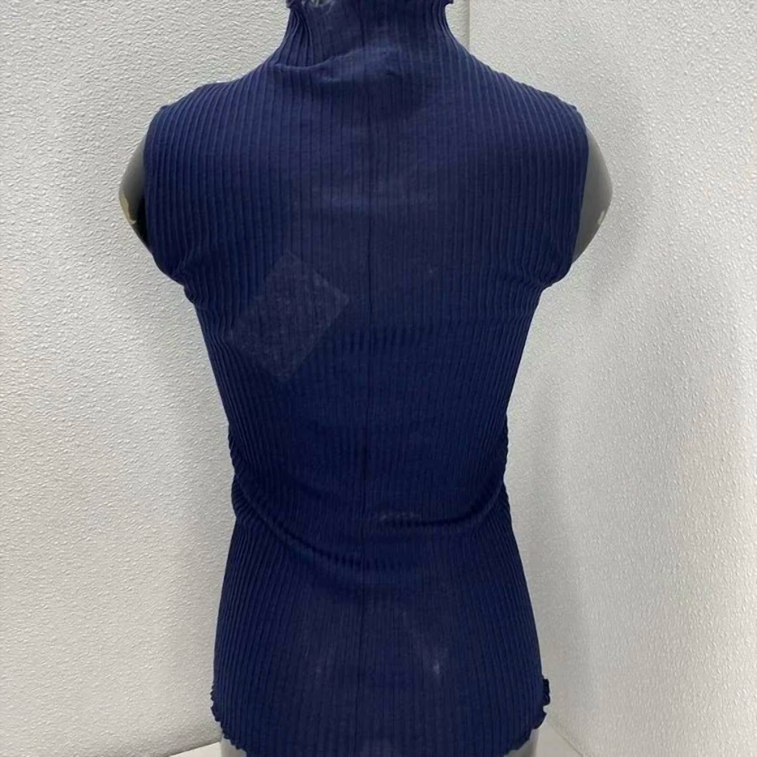 Theory - Women’s Funnel Neck Ribbed Sleeveless Tank Top