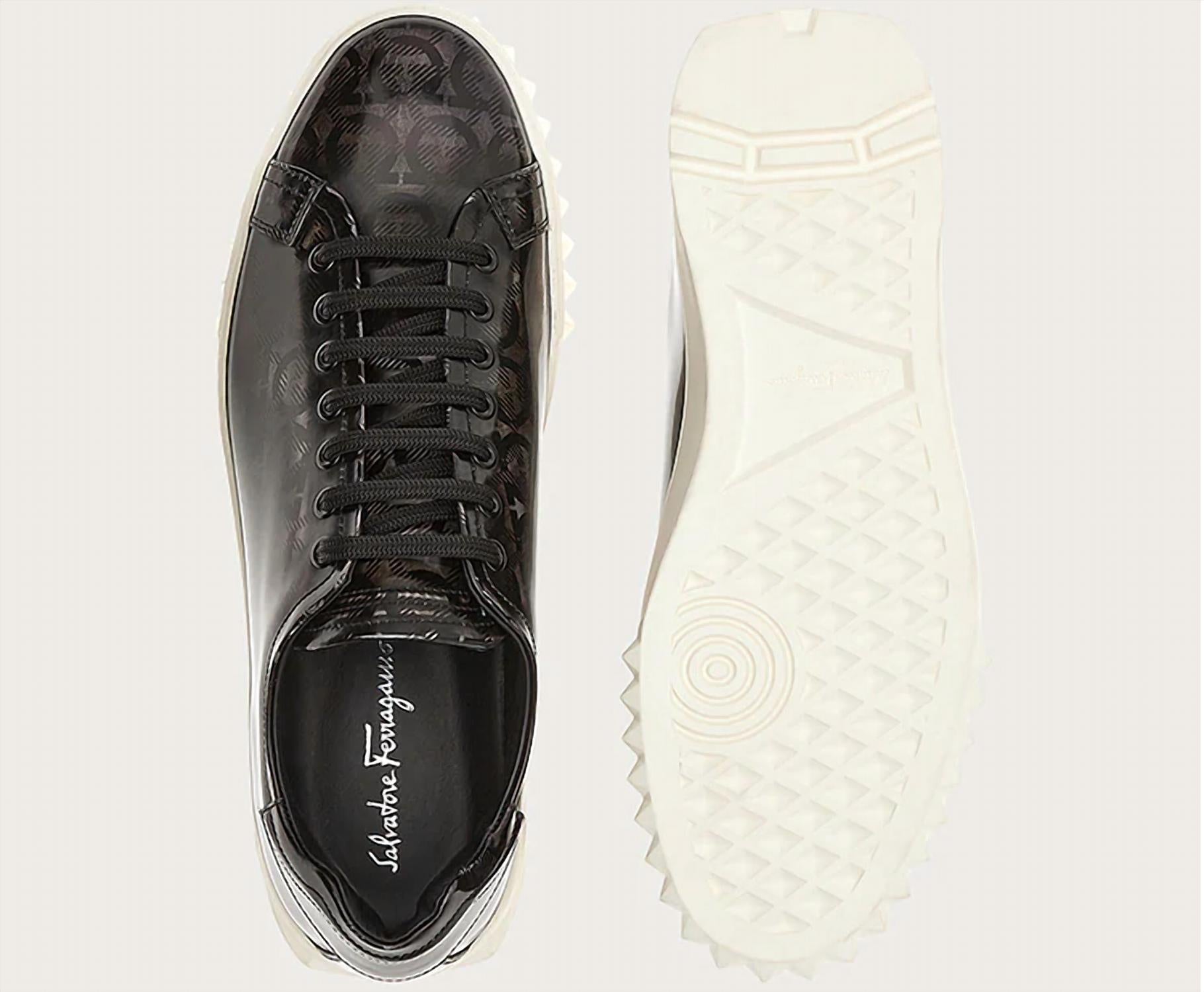 Salvatore Ferragamo - Men's Gancini Low-top Sneakers