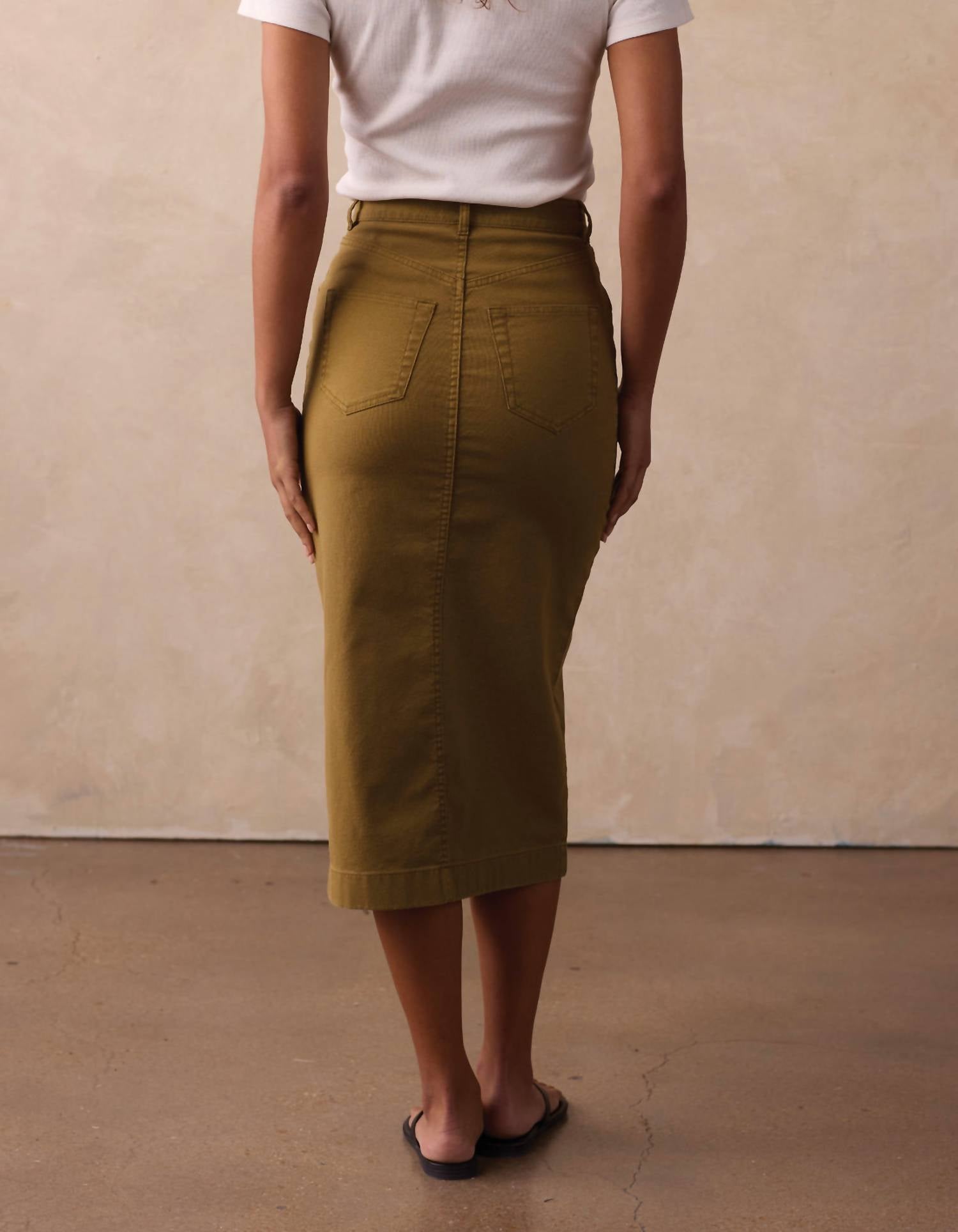 The Normal Brand - Scout Canvas Shipyard Midi Skirt
