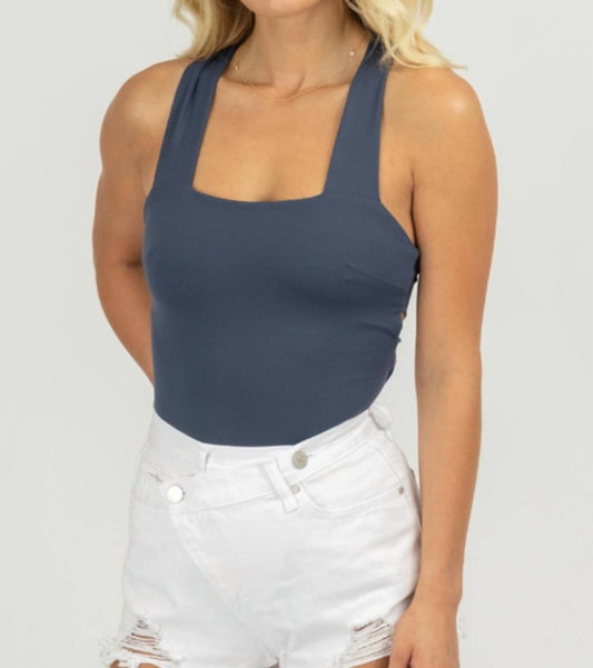 STRAPPY SQUARENECK BODYSUIT