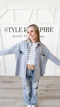 Panache - Kaitlyn Oversized Button Up Shacket