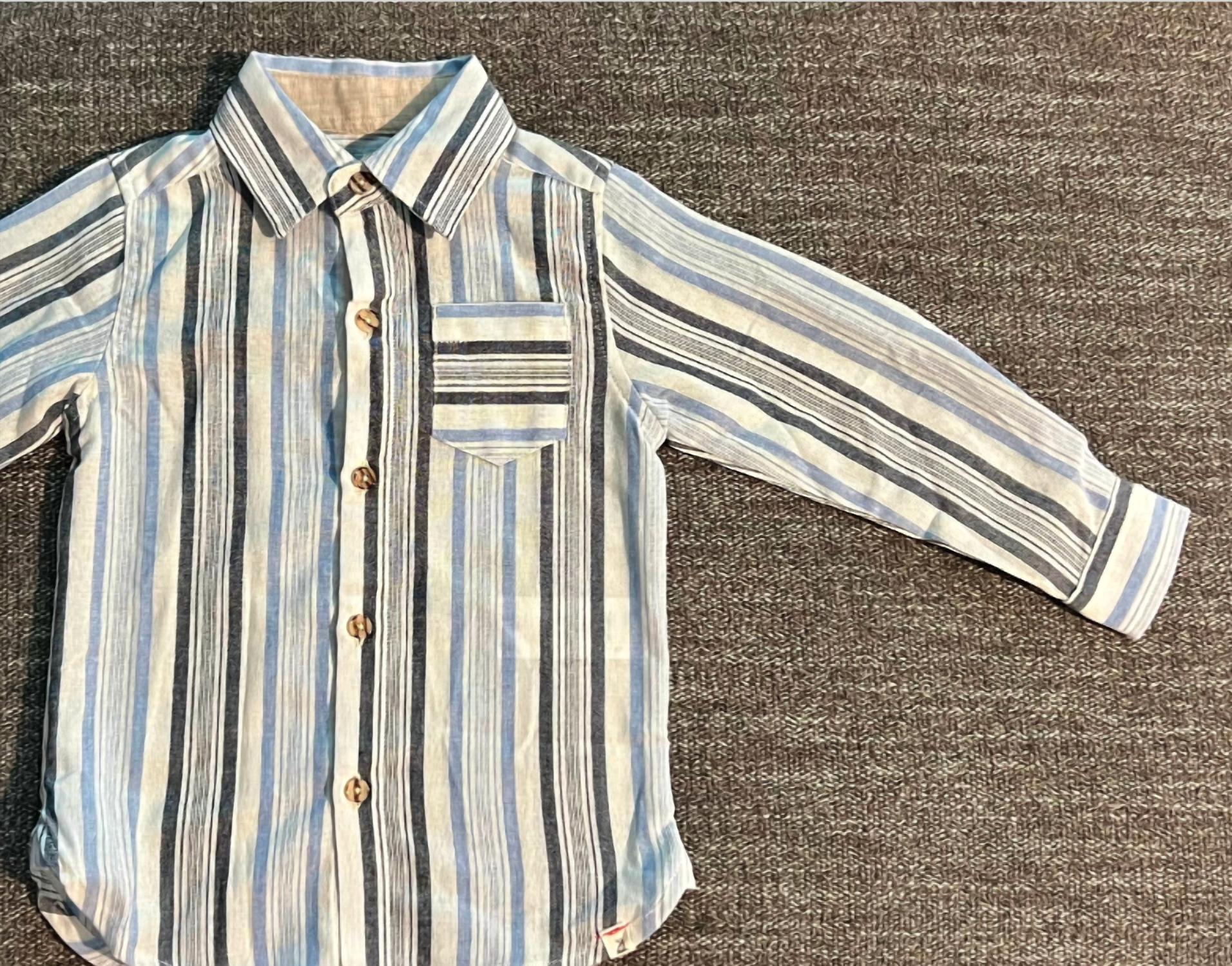 Me & Henry - Boy's Striped Long Sleeve Shirt