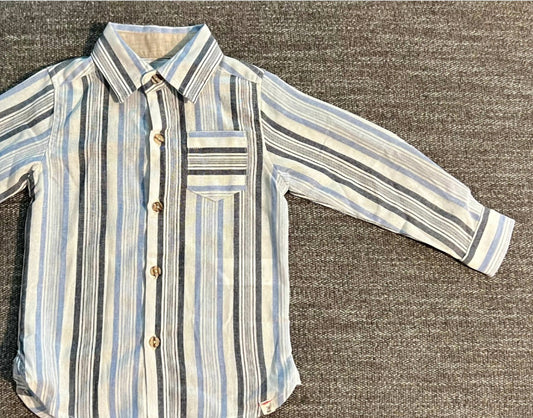 Me & Henry - Boy's Striped Long Sleeve Shirt