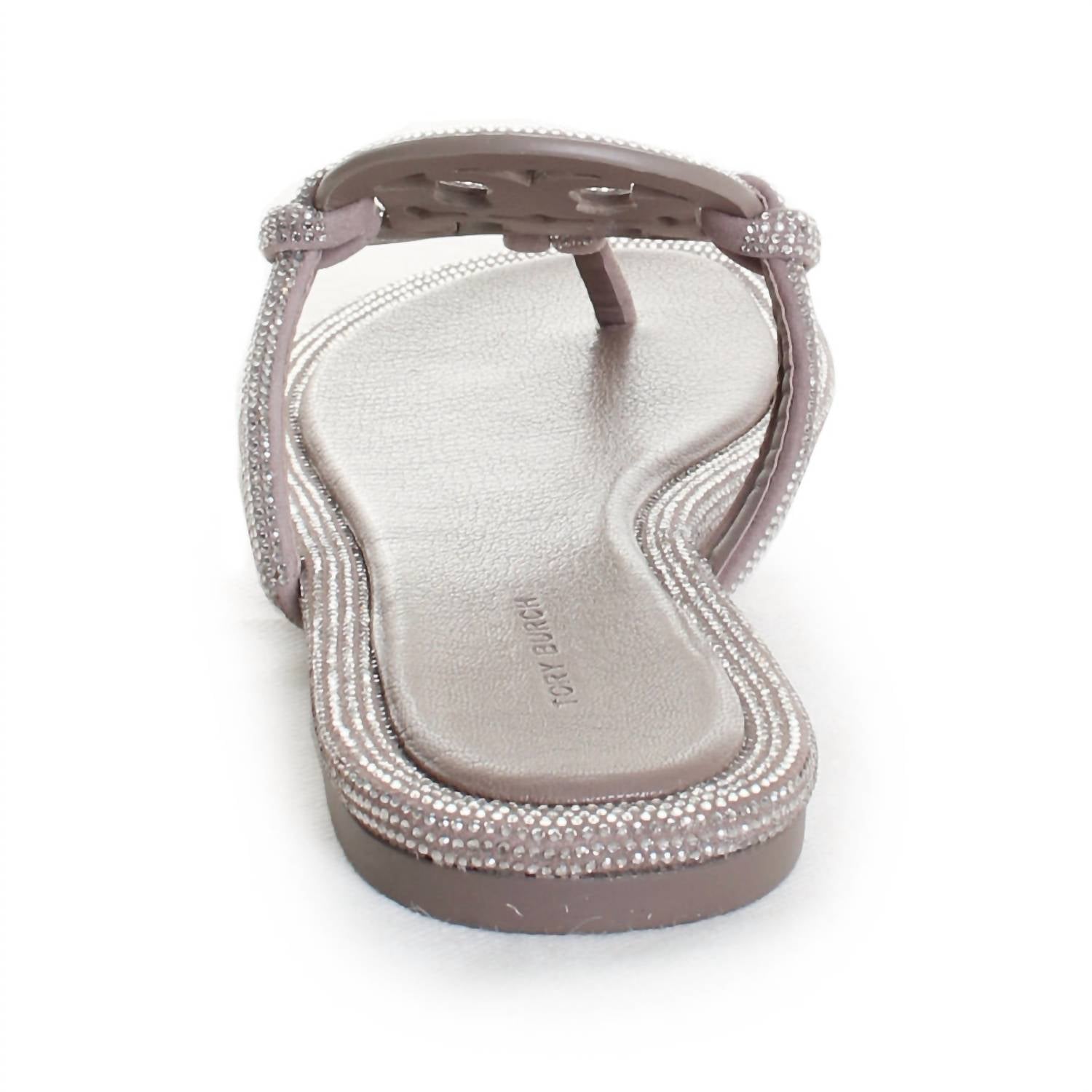 Tory Burch - Women's Miller Knotted Pave Thong Sandal