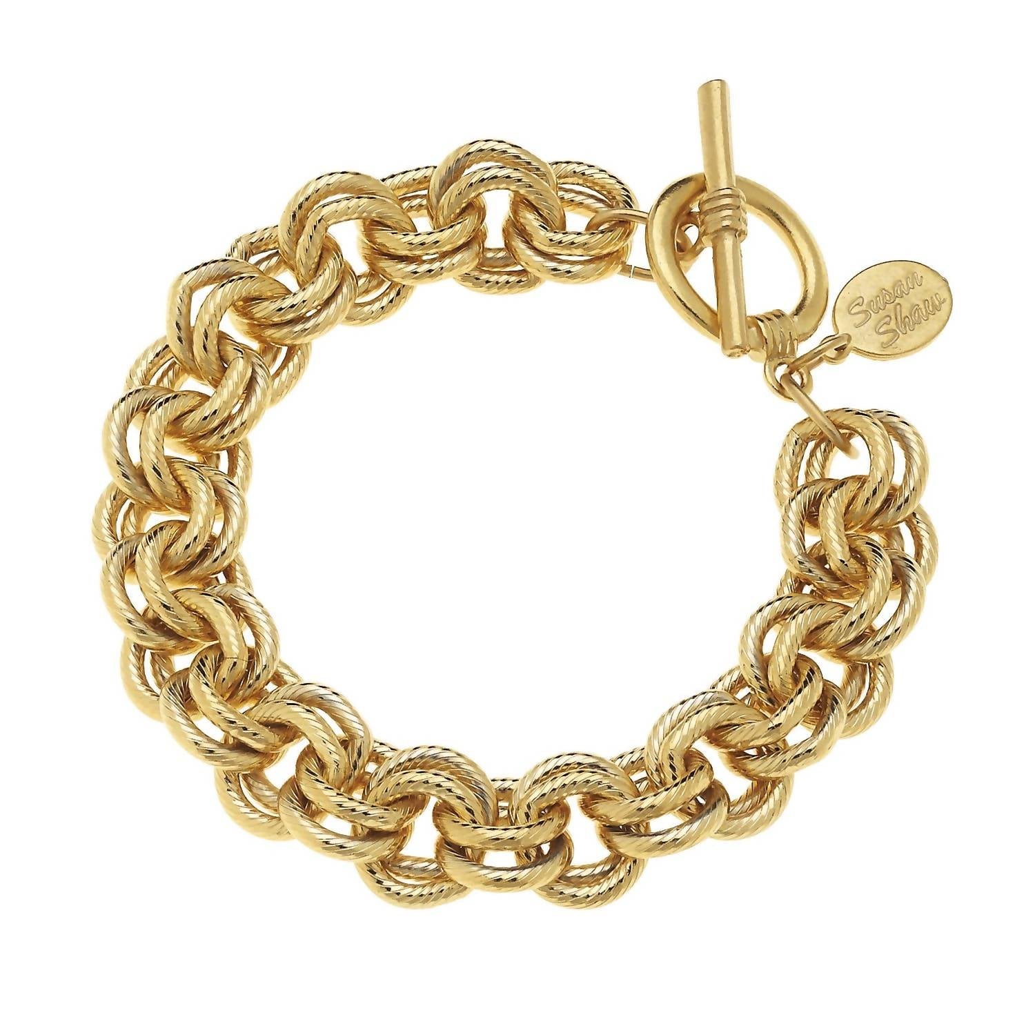 Susan Shaw - Women's Double Link Chain Bracelet