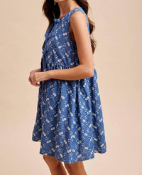 In-Loom - Embroidered Bow Mini Dress