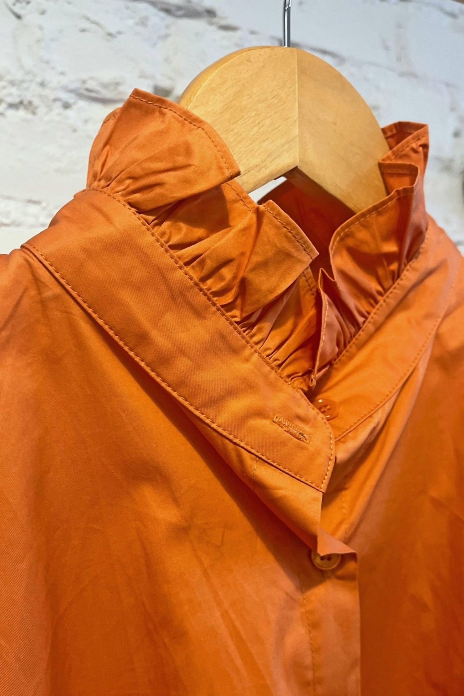 Heidi Houston - Short Sleeve Ruffle Shirt
