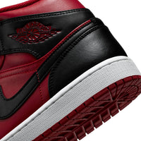 Air Jordan Men's 1 Mid Shoes in red black - men's sneaker - view 7