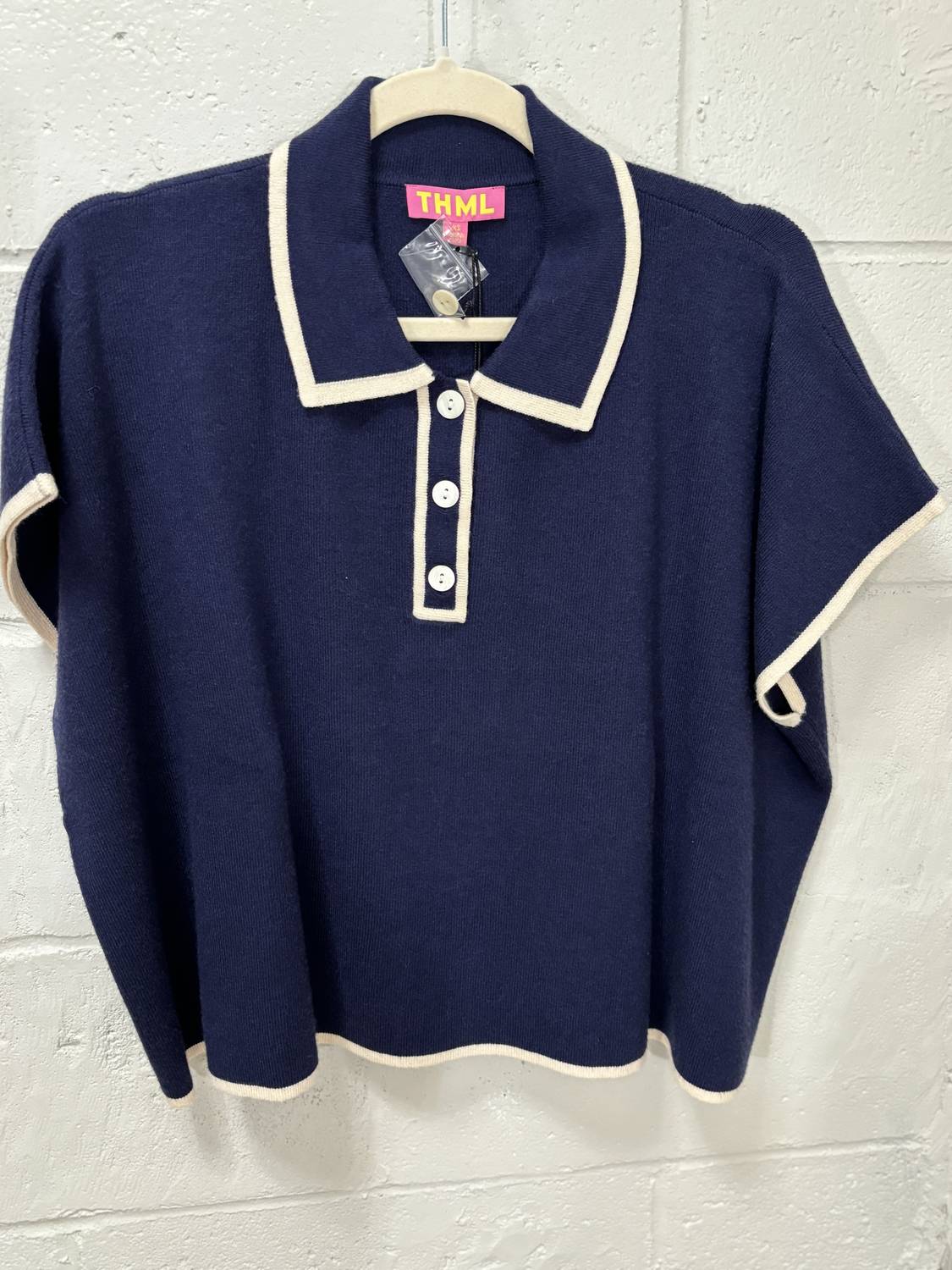 Thml - Women's Short sleeve collared top
