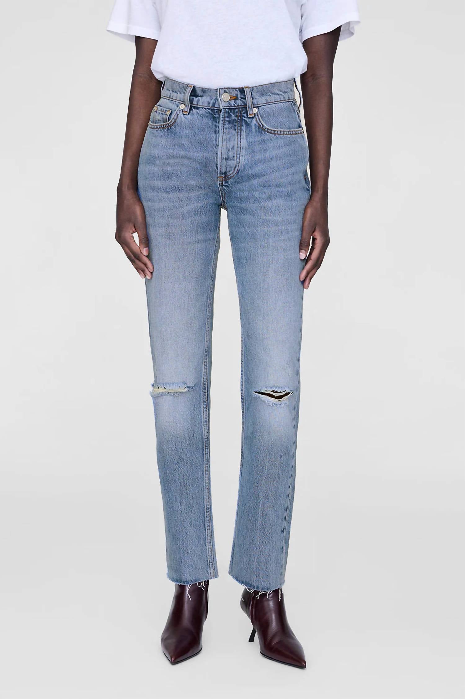 Anine Bing - Bruno Destructed Denim Jean