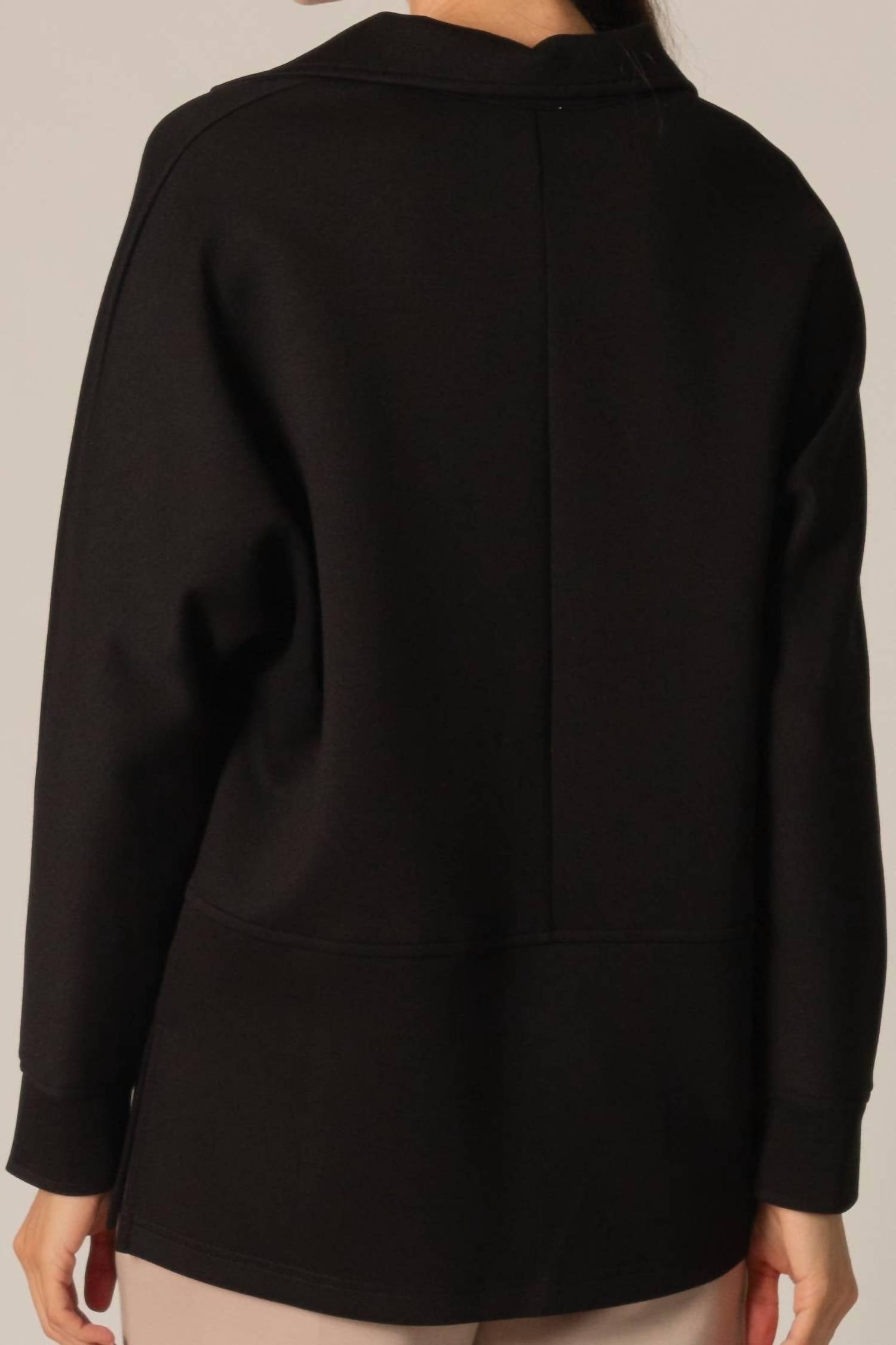 P.Cill - Modal Collared Long Sleeve Top