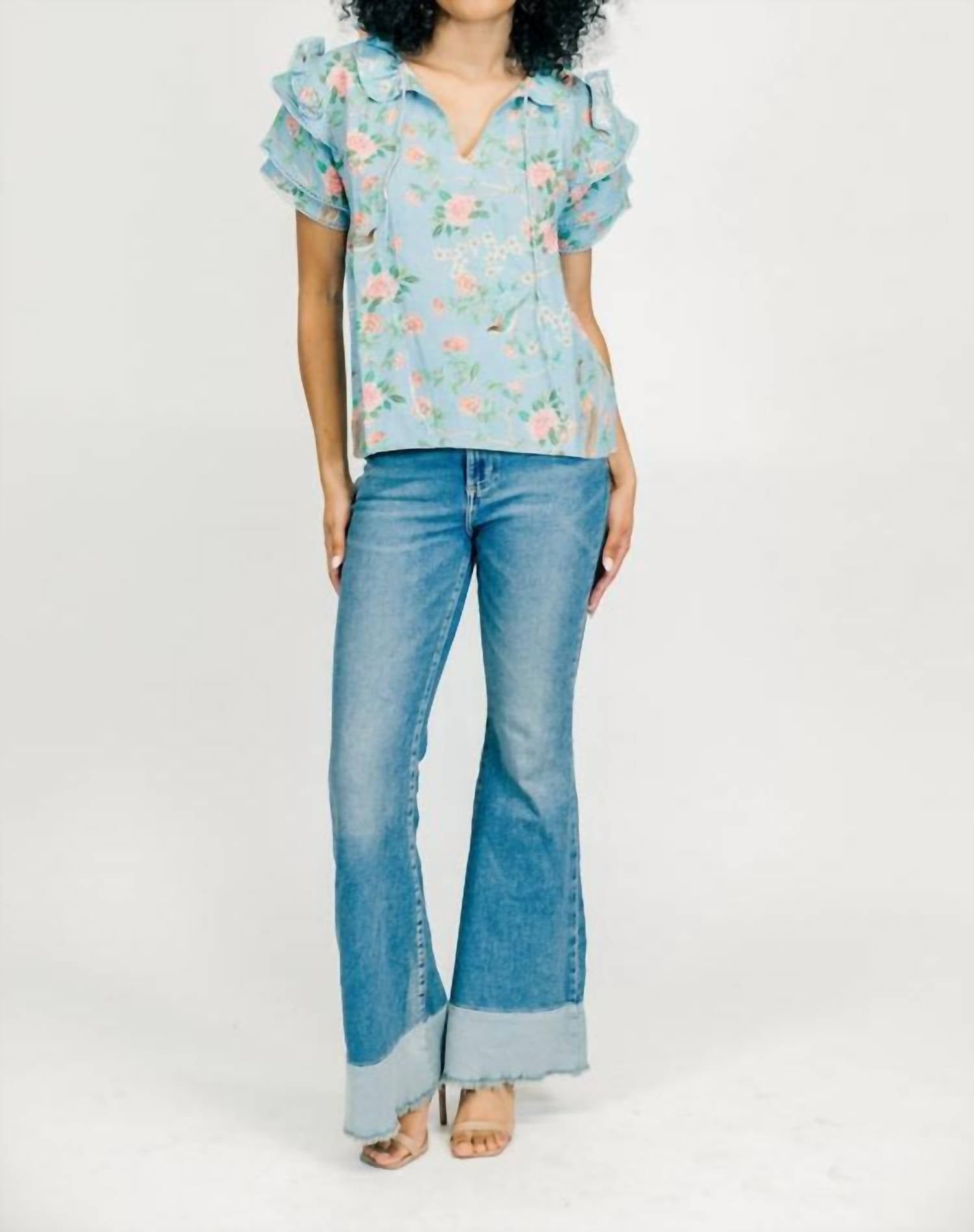Marigold - Audrey Bernadette Floral Blouse