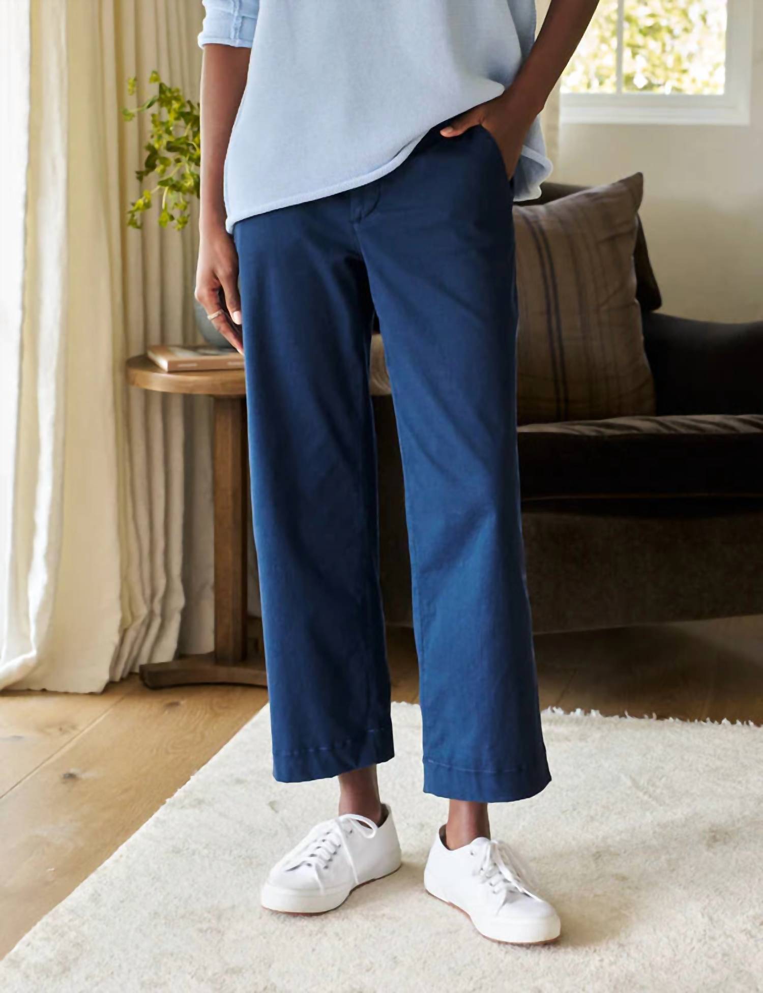 Frank & Eileen - Westport Italian Wide Leg Chino Pant