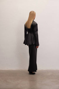 Le Cle - Eclipse Leather Blazer