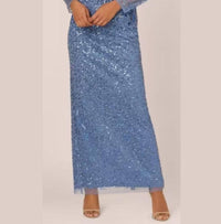 Adrianna Papell - Off The Shoulder Beaded Gown
