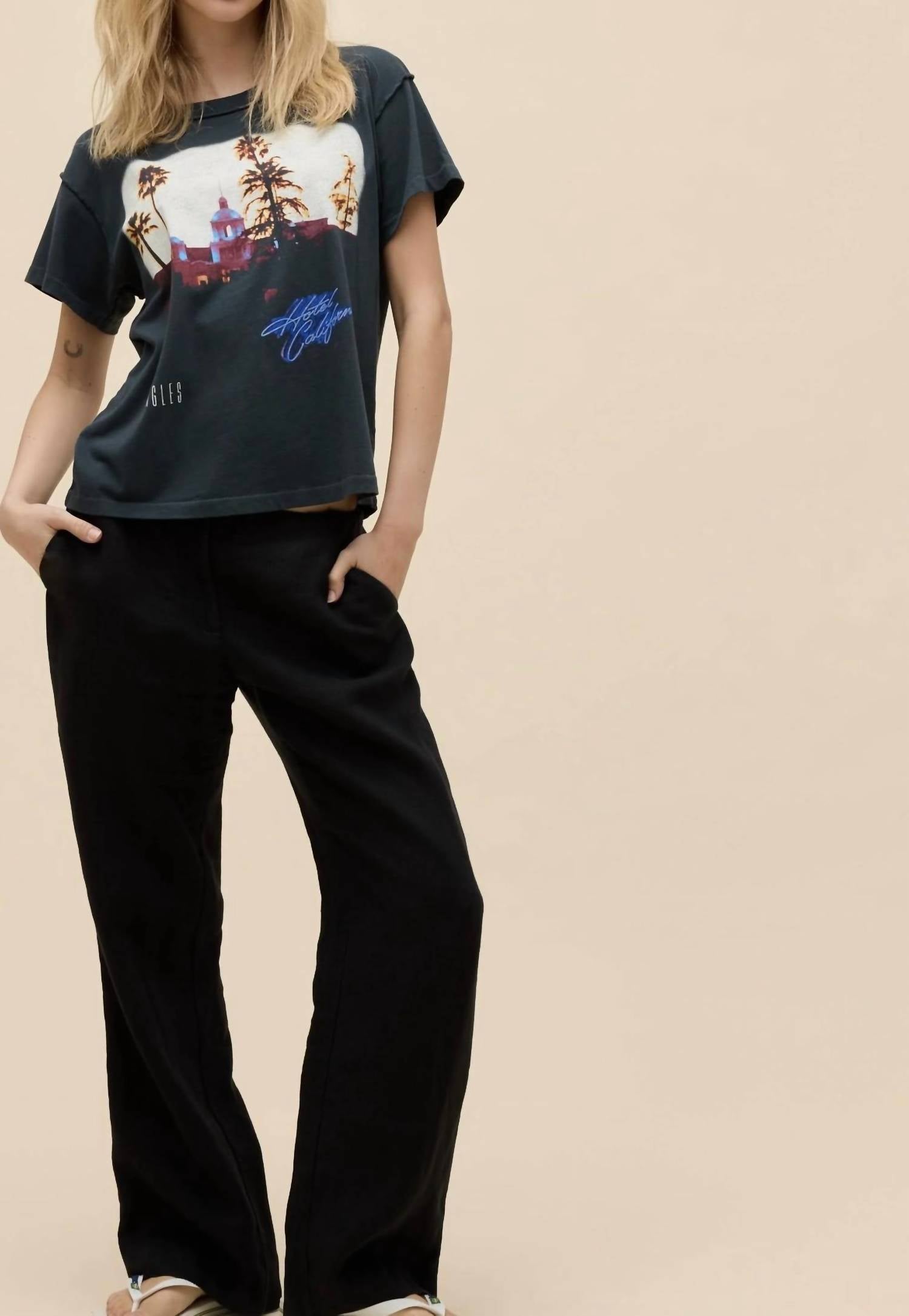 Daydreamer - Eagles Hotel California Reverse GF Tee