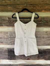 Sage The Label - Women's Maple Plaid Romper