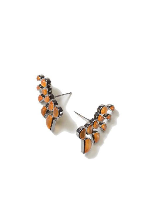 Nak Armstrong - Women's Lobster Carnelian Earrings