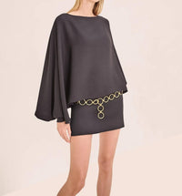 ALEXIS Kellis Mini Dress in black - women's dress - detail view