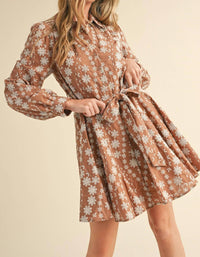 &Merci - Floral Embrodiered Mini Dress
