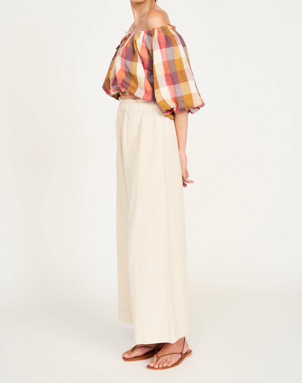 Mirth - Wide Leg Ankle Length Pant