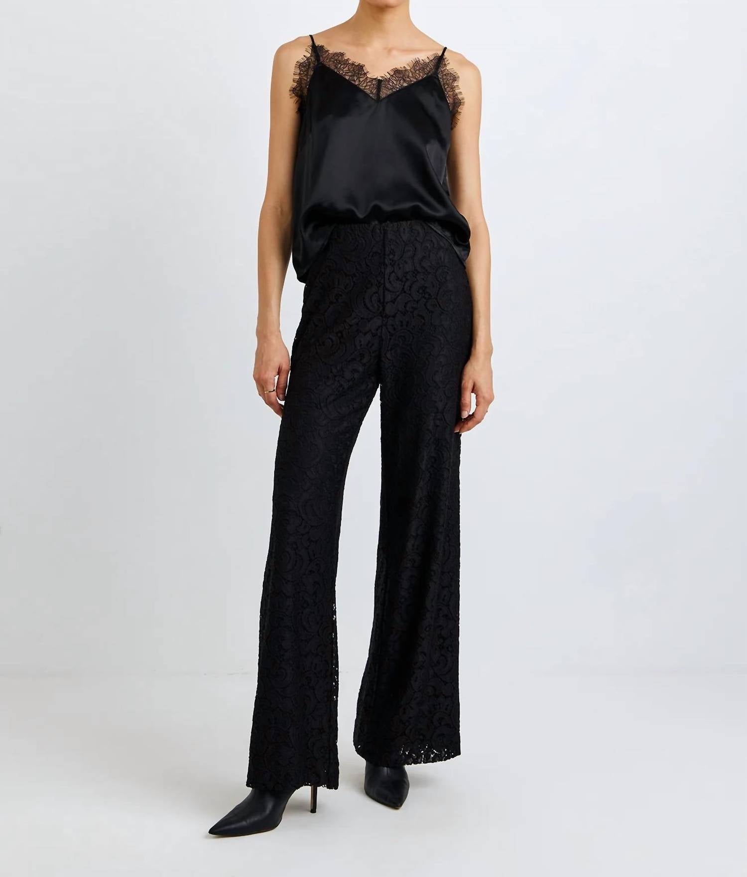 Bella Dahl - Pull On Stretch Lace Pants