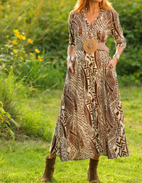 Walker & Wade - Terra Cotta Tribal Princess Dress