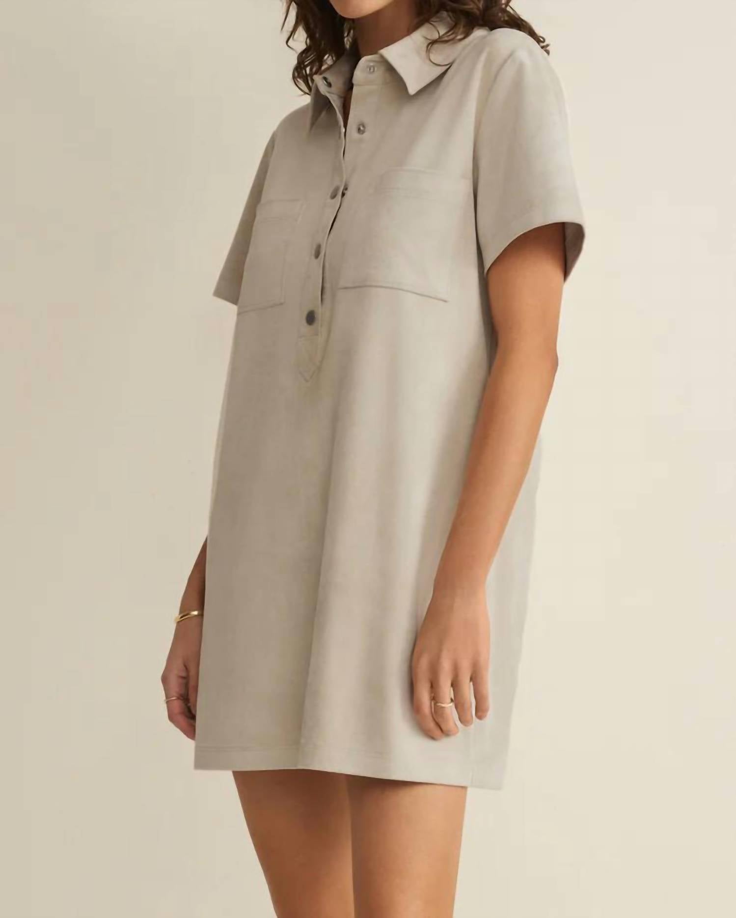 Z Supply - Kellie Faux Suede Mini Dress
