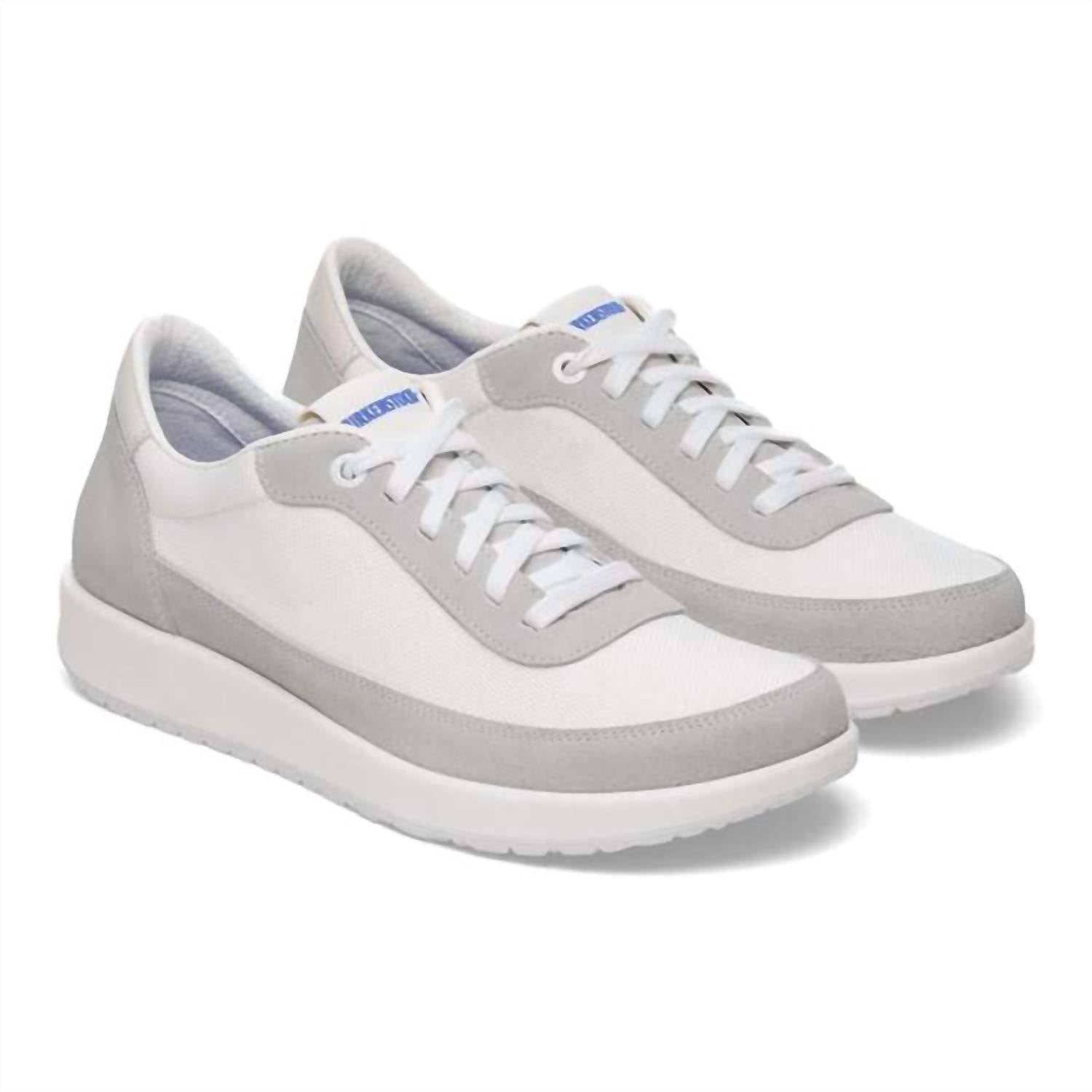 BIRKENSTOCK Women's Honnef City Sneaker in antique white - women's sneaker - detail view