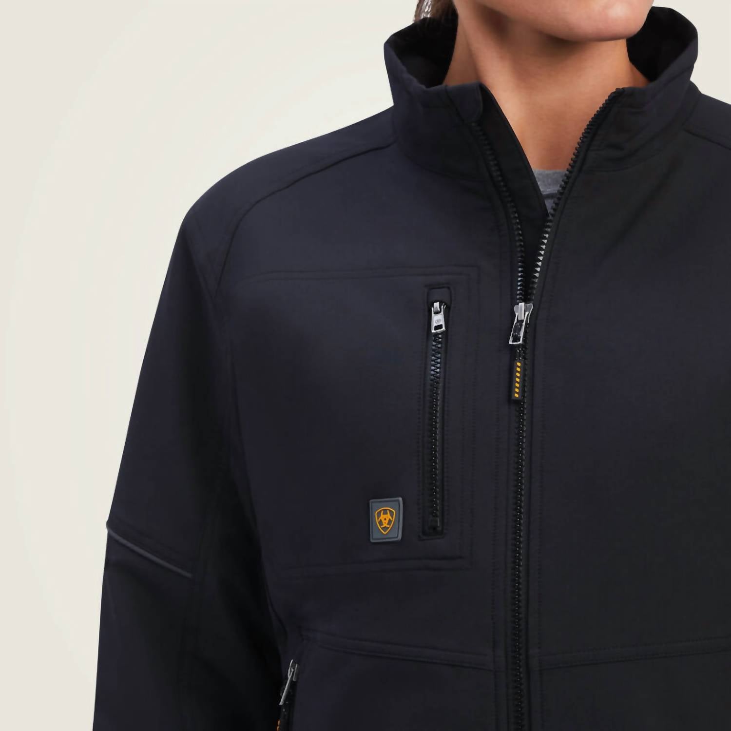 ARIAT Rebar Dri-tek Durastretch Insulated Jacket in port - women's jacket - alternate view