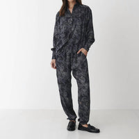 Karmamia Women's Augusta Shirt in gaia paisley - women's shirt - detail view