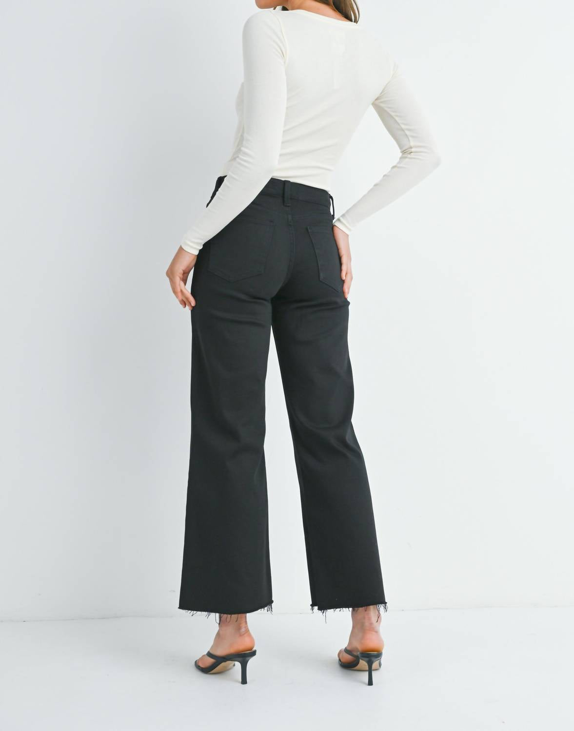 Just Usa - Giselle Slim Wide Leg Denim Jeans