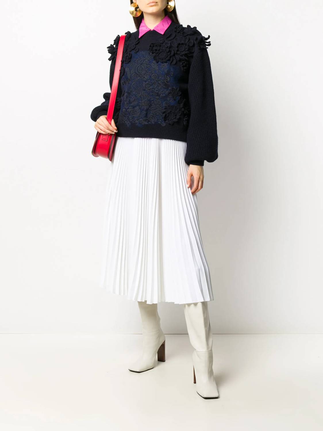 Valentino - Embroidered Wool Jumper