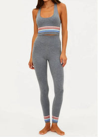 Beach Riot Piper Legging in horizon heather gray - women's pants
