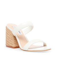 STEVE MADDEN Women's Marcella Heel in white - women's heels