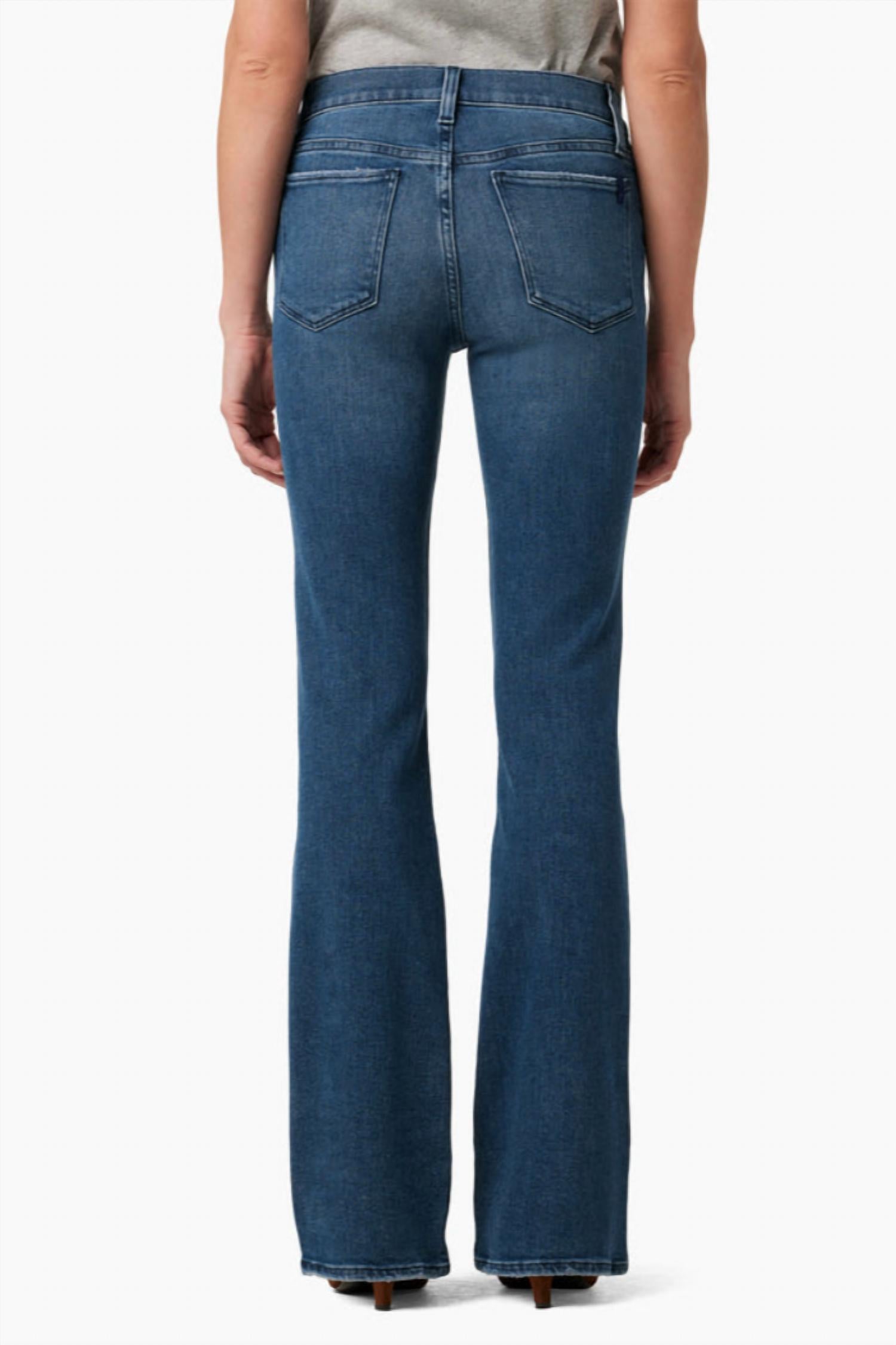 Joe's Jeans Frankie Mid Rise Bootcut Jeans in unforgetable - women's jeans - detail view