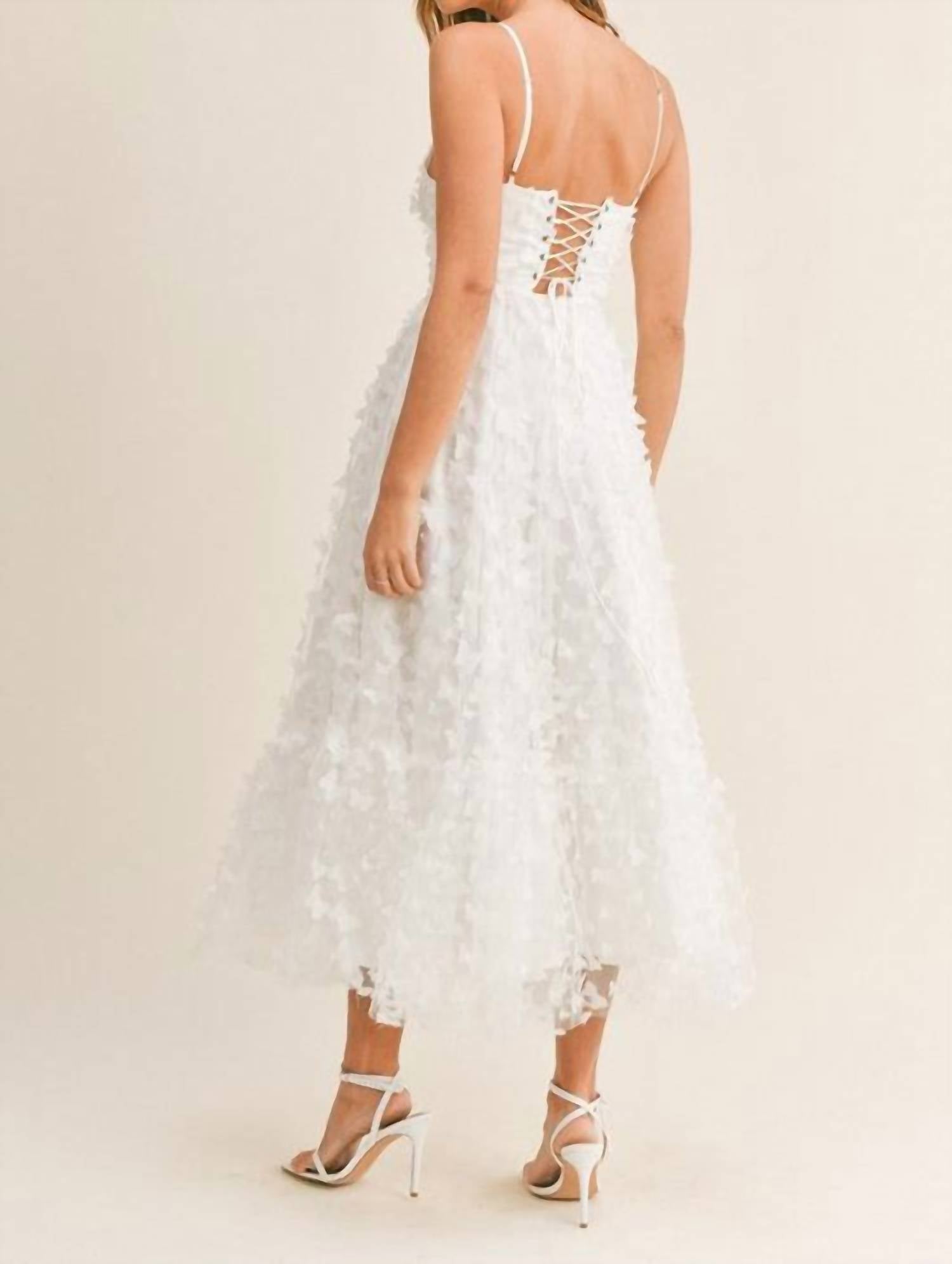 Mable - Ember Butterfly Midi Dress