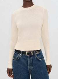 DL1961 - Women's Lunne Sweater in ivory - women's sweater