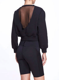 Marchesa Athleisure - Wilma Long Sleeve Sweatshirt