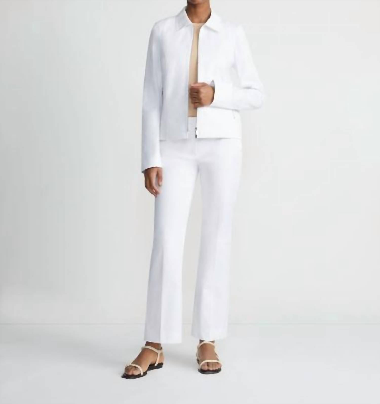 Lafayette 148 - Cropped Manhattan Flared Skinny Pant