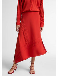 Vince - Pintuck Slip Skirt