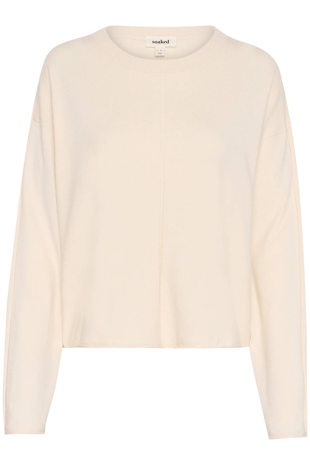 Soaked In Luxury - Spina Boxy Fit Tight Knit Pullover Sweater