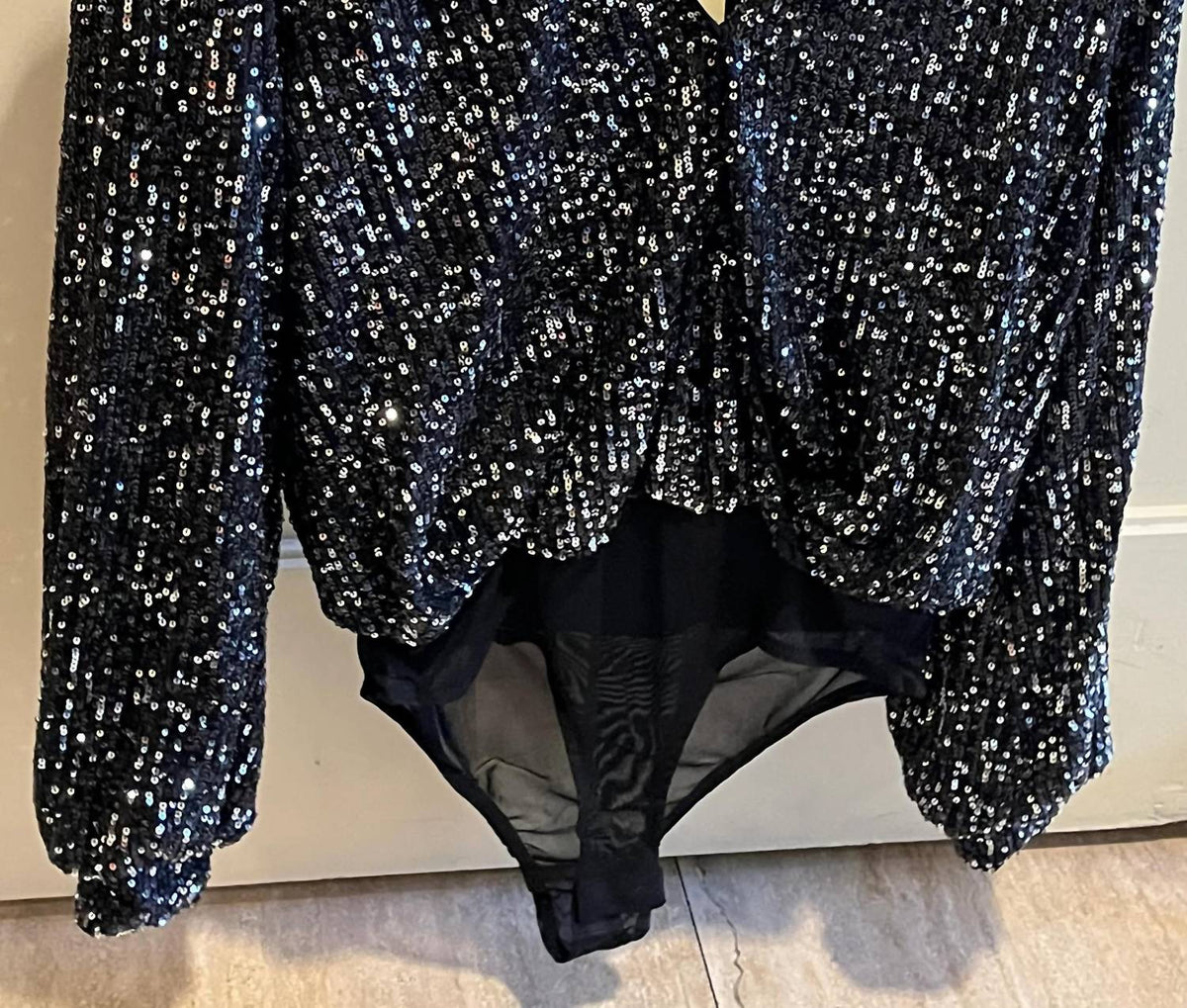 Entro - Sequin Long Sleeve Bodysuit