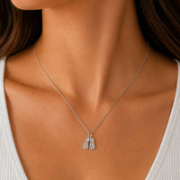 Gold & Honey - Women's Flip Flop Necklace & Sailboat Charm Set