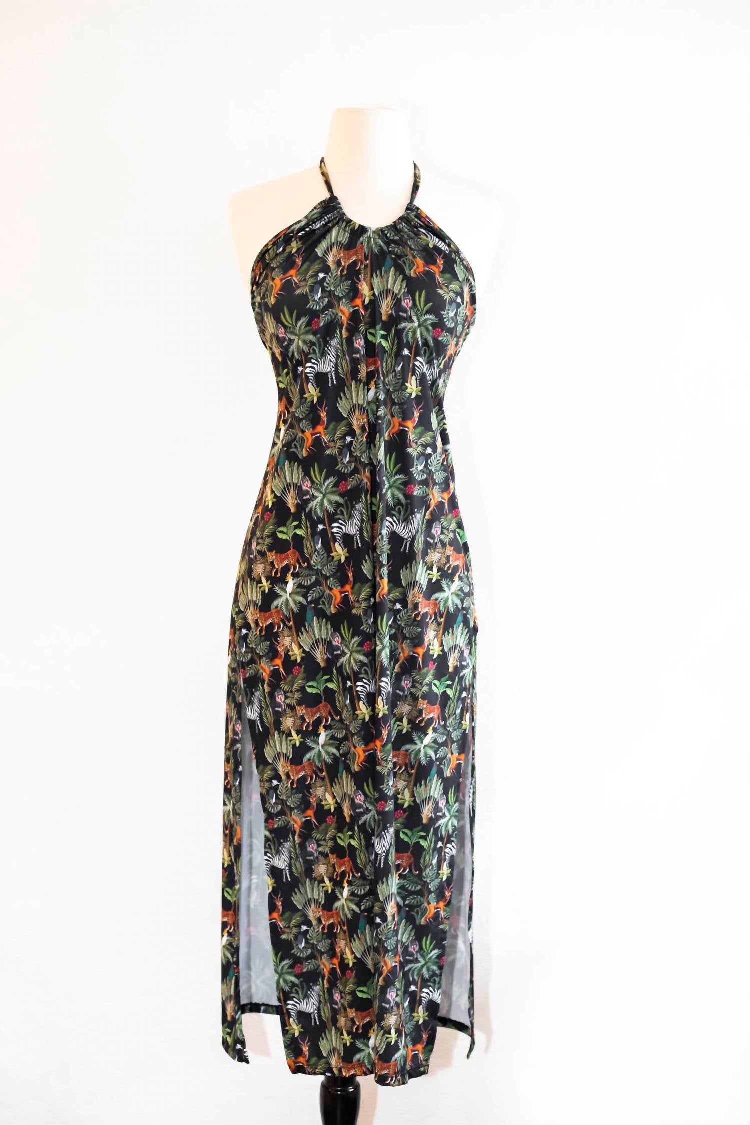 Sabz Swimwear - Jungle Halter Midi Dress