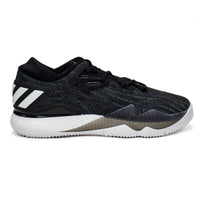 adidas Men's Crazylight Boost Low Basketball Shoes in black - men's shoe - detail view