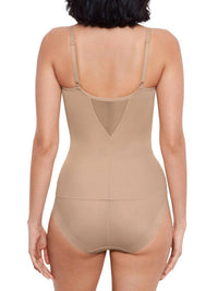Miraclesuit Sexy Sheer Shaping Cami in beige - women's shirt - alternate view